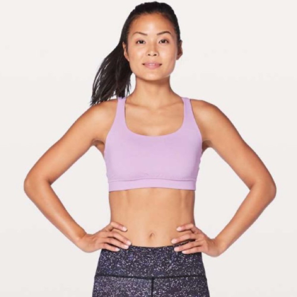 Lululemon Energy Bra 6 in Lilac Quartz